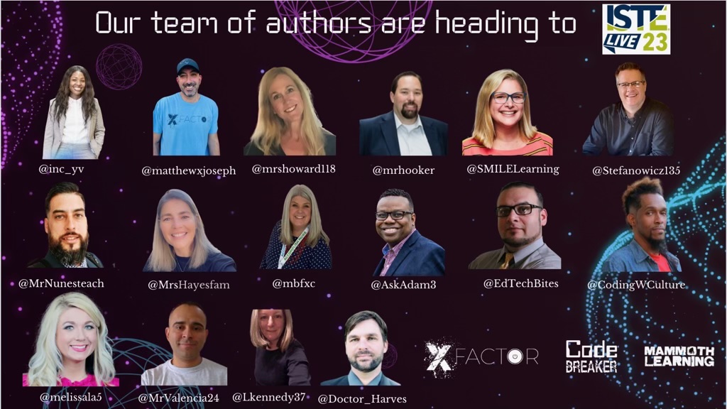 codebreakeredu's tweet image. Look who’s headed to #ISTELive!  Meet and learn from this incredible team of educators headed to Philadelphia next week!  

#CodeBreaker #XfactorEDU #MammothEDU #ISTELive23