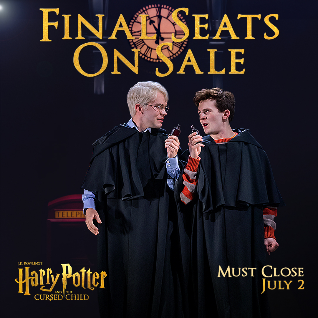 Don’t miss the magic, join us at the CAA Ed Mirvish Theatre for the final two weeks of #CursedChildCAN performances!