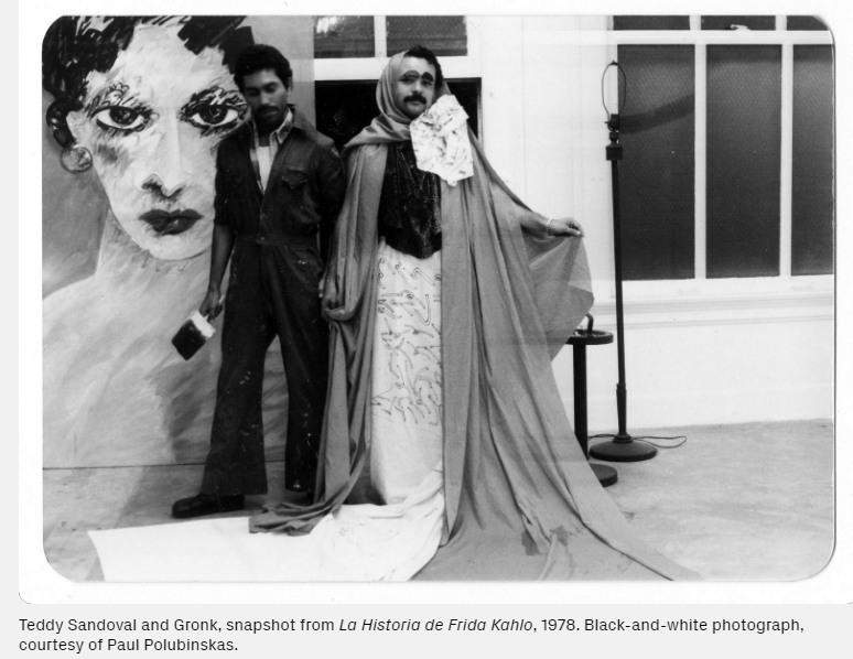 GettyFoundation's tweet photo. Save the date for "Teddy Sandoval and the Butch Gardens School of Art" opening October 21 at @vpam_arts.

Supported by our #PaperProject initiative, committed to shining greater light on prints and drawings, the exhibition is the first museum retrospective dedicated to the inventive though overlooked artist Teddy Sandoval (1949–1995).

A central figure in Los Angeles’s queer and Chicanx artistic circles, Sandoval produced subversive, yet playful artworks that explored gender and sexuality. He continuously mined archetypes of masculinity in his work through his signature icon: a faceless man, often sporting a mustache.

Learn more: https://t.co/9f05VGmyIZ