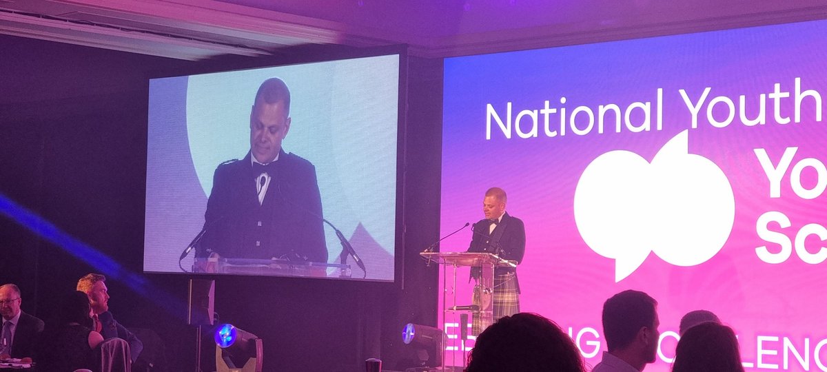 Powerful speech from @timfrew from @YouthLinkScot about the power of youthwork. #YLSAwards