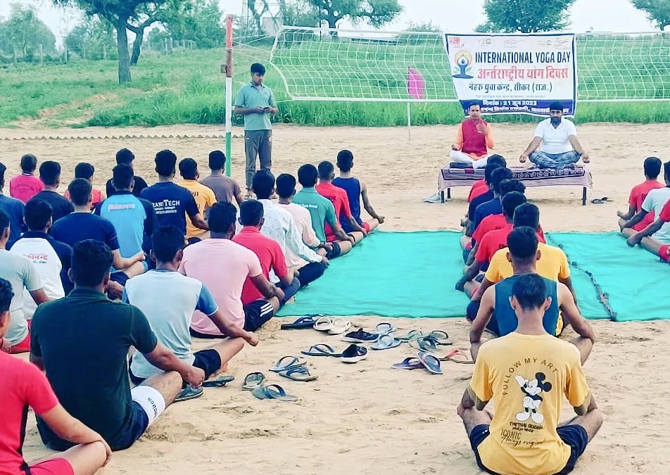 #vivekanand_difence_academy_sikar
#Youth 
#YogaDay2023 
#sikar 
#nehru_yuwa_kendra_sikar
#bharatsarkar 
#youth_affairs
