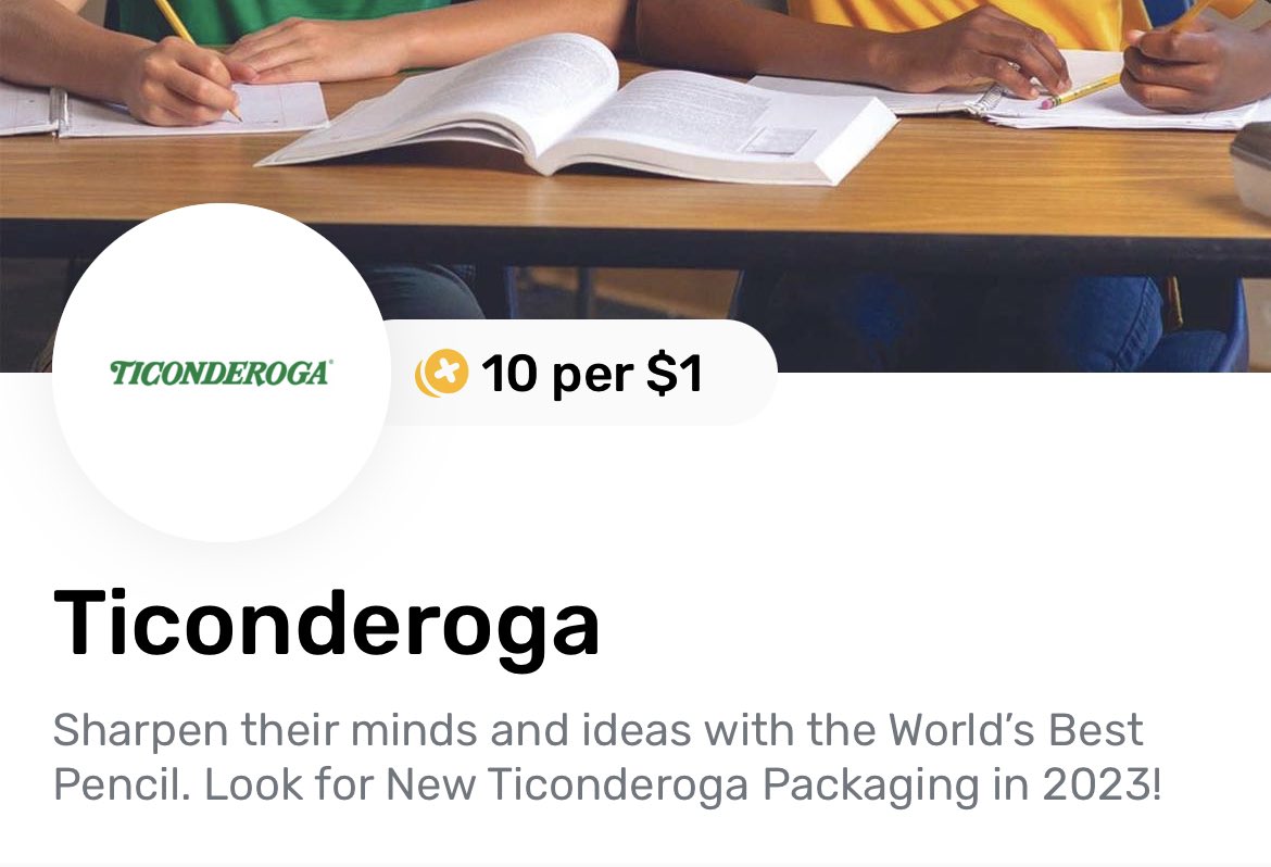 Thank you @FetchRewards & @WeRTiconderoga for giving points for ✏️! 

Every classroom needs #Pencils! 

Right now when you buy literally the BEST pencil (in my opinion) you get rewarded!! 🙌🏻

Anyone have some on their list or project?
#PostForPencils @DonorsChoose @amazon