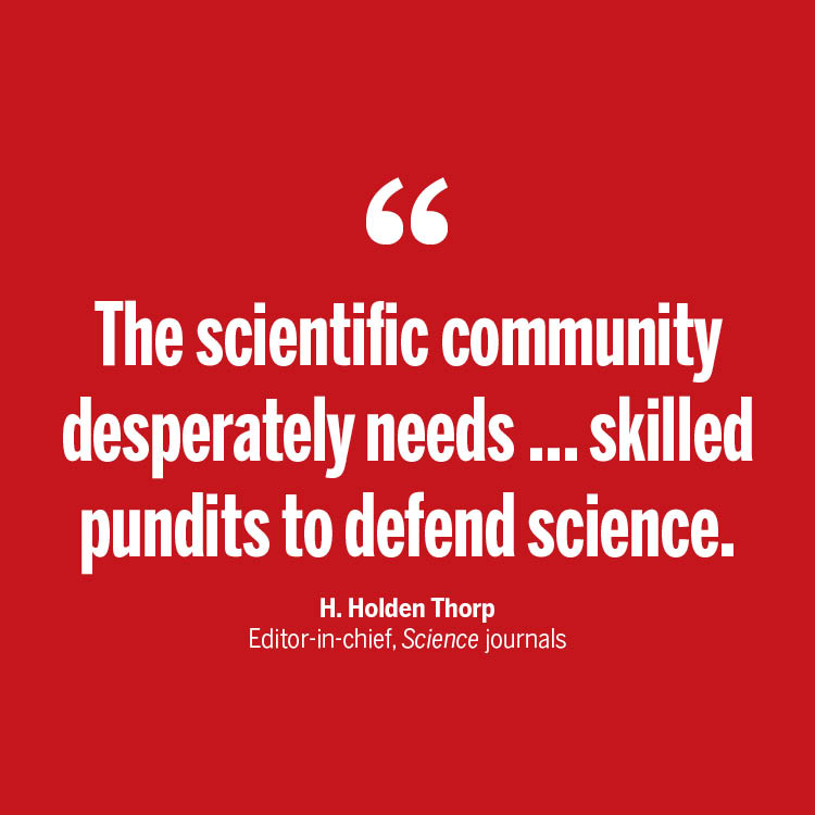 Science Magazine (@sciencemagazine) on Twitter photo Scientists shouldn’t debate gaslighters, argues <a href="/hholdenthorp/">Holden Thorp, dormant account</a> in a new Editor's Blog post. "Absurd statements … are a trap for scientists." scim.ag/35c Scientists shouldn’t debate gaslighters, argues <a href="/hholdenthorp/">Holden Thorp, dormant account</a> in a new Editor's Blog post. "Absurd statements … are a trap for scientists." scim.ag/35c