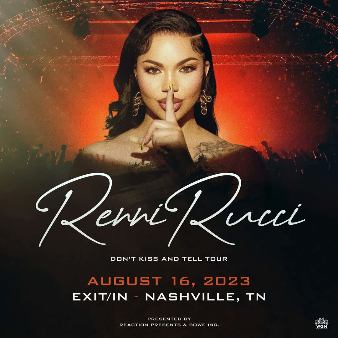 JUST ANNOUNCED! Renni Rucci is coming to #exitin on 8/16. Tickets on sale Friday at 10AM!