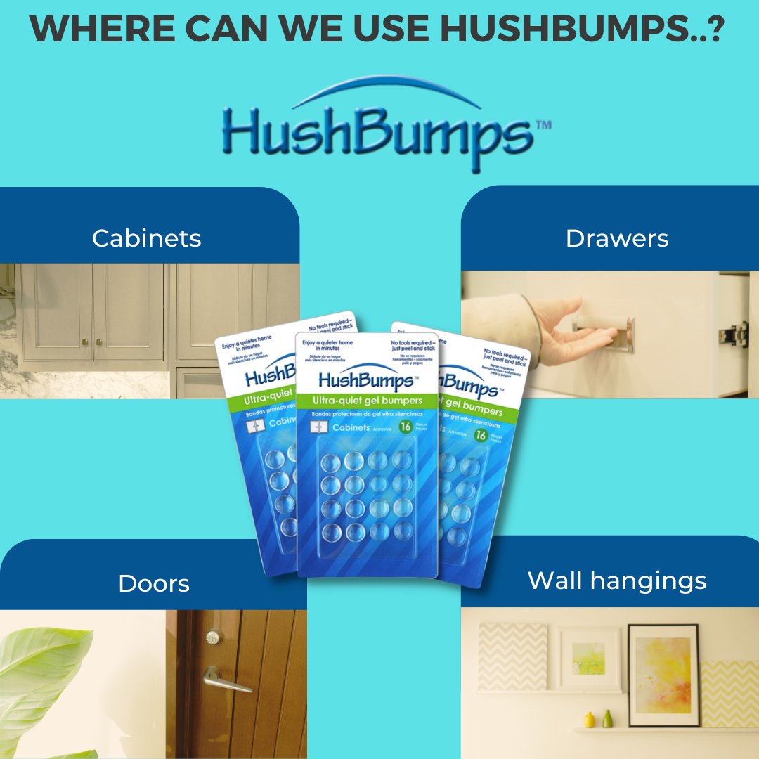 HushBumps™ was born from a desire to quiet noise throughout the home. 🏡 Buy Hushbumps today and see the difference!

Amazon store: loom.ly/l36QPI4 😀

#amazon #DIY #noisecancelling #easyinstallation #pliable #durable #5stars