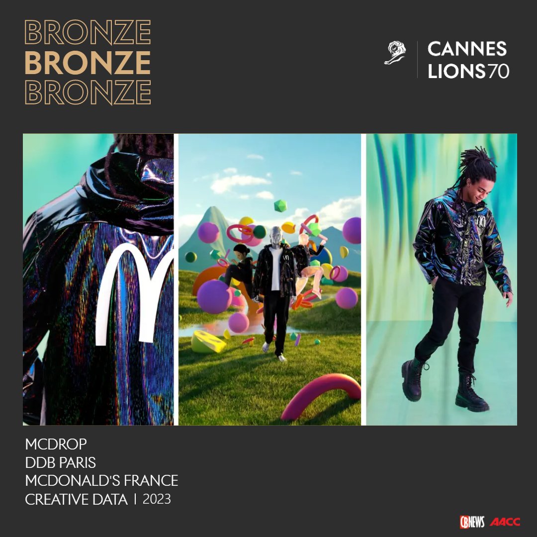 🦁Dans la catégorie "Creative Data" <a href="/DDBParis/">DDB Paris</a>  remporte 1 Bronze pour sa campagne "McDrop" avec McDonald's