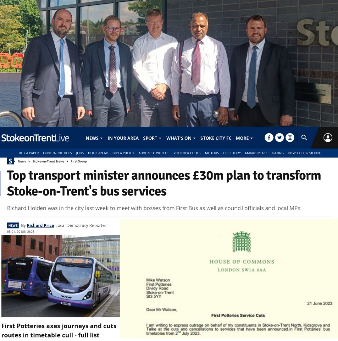 Gullis & Co. strike again…
16/06 Meet with First Bus & Roads Minister Richard Holden about services
20/06 'Top Minister' 😂Richard Holden announces £30m plan for SOT
20/06 First Bus axes multiple services
21/06 Gullis is angry so writes another letter.
#ToriesOut349 #GullisOut