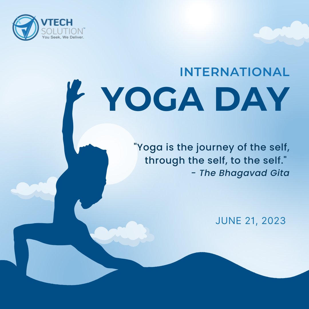 vTech wishes you Happy International Yoga Day: A Global Celebration of Harmony, Health, and Inner Peace.
#yogainspiration #yogaeveryday #corporateculture #exercisemotivation #vtech