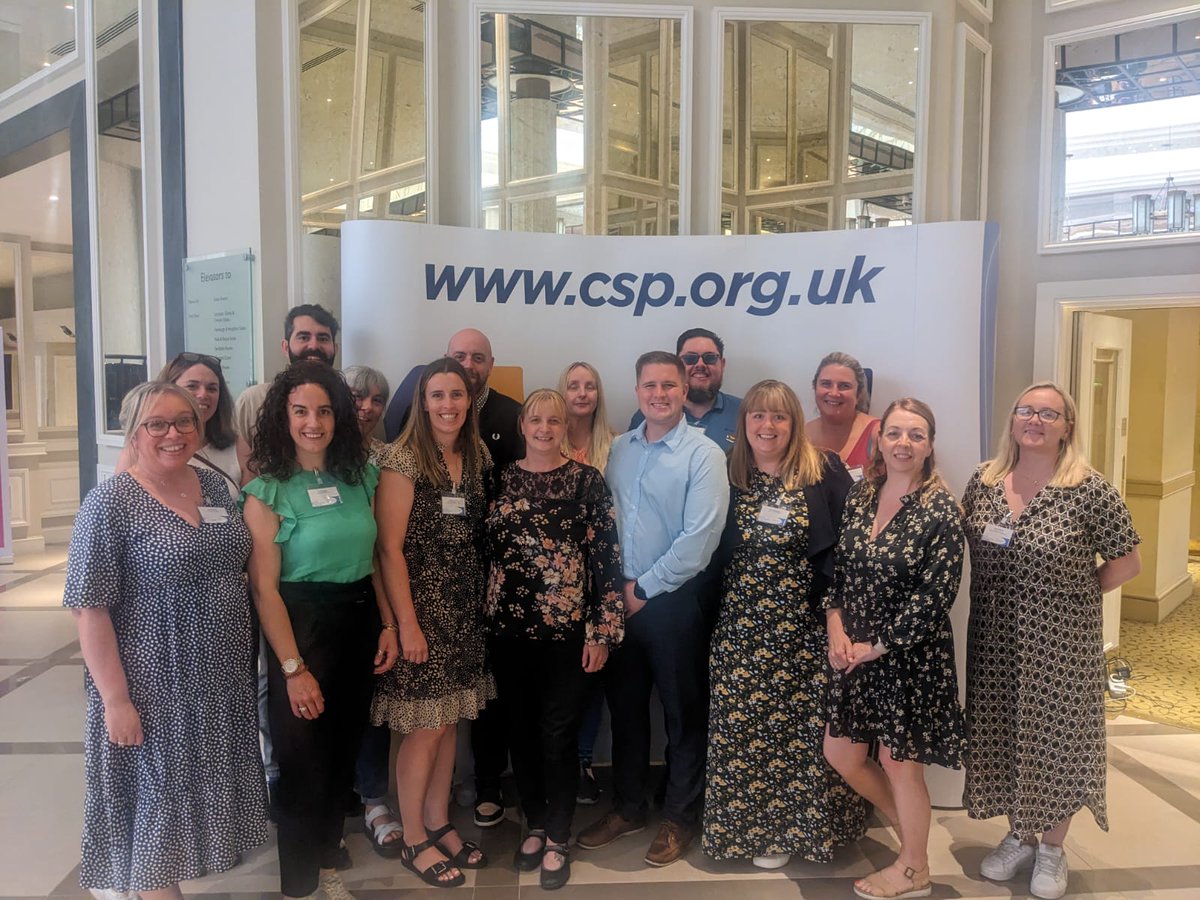 Fantastic 2 days in manchester for #CSPARC23 special thanks to those members who I support in my role - both @AssociatesAtCSP network and CSP professional networks for their contribution to a great conference - it was great to see you all 😀