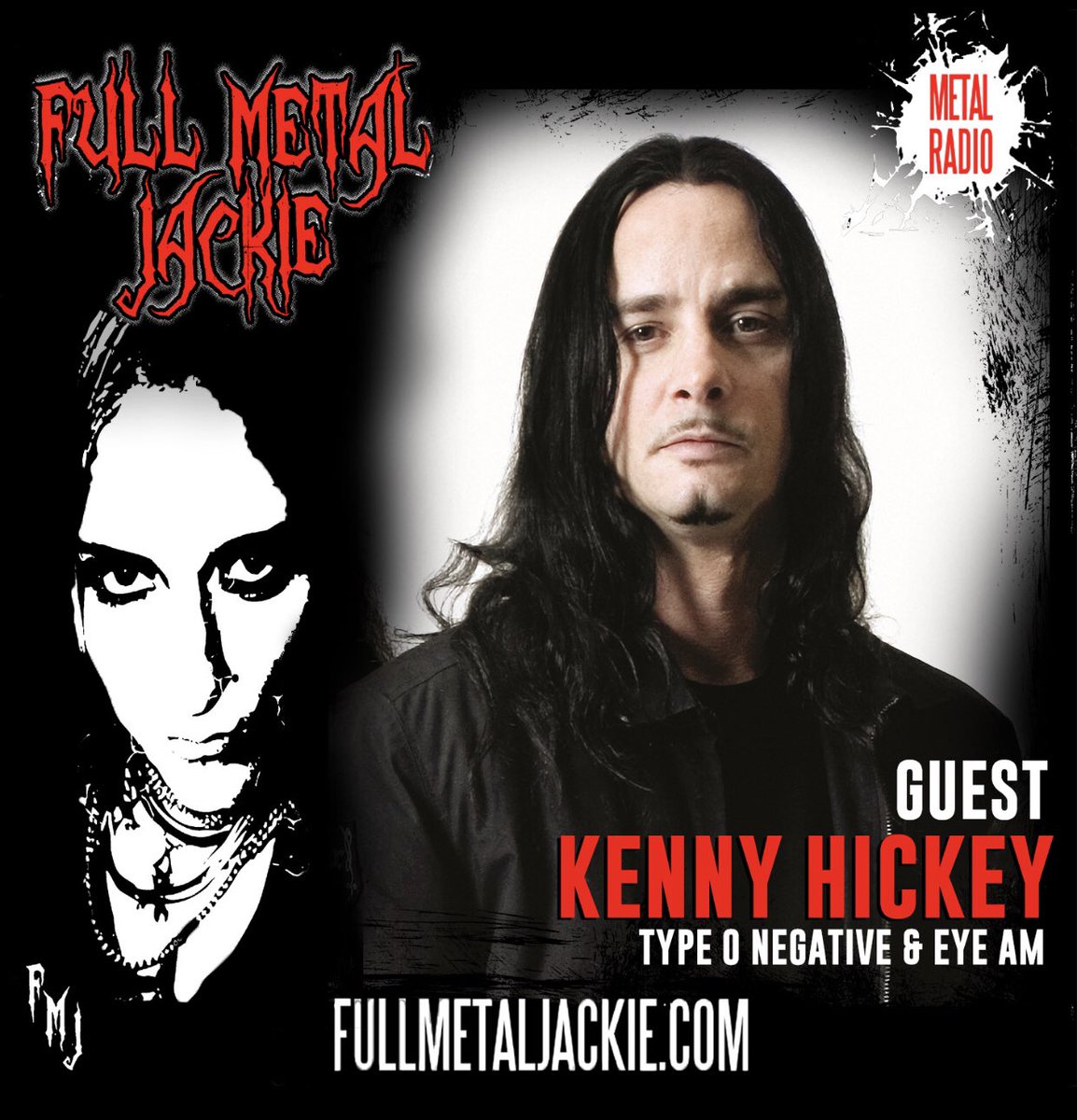 Kenny Hickey guest on the @FullMetalJackie radio show this weekend to talk Eye Am & More! Find a station airing/streaming the show: bit.ly/3pfGsNG