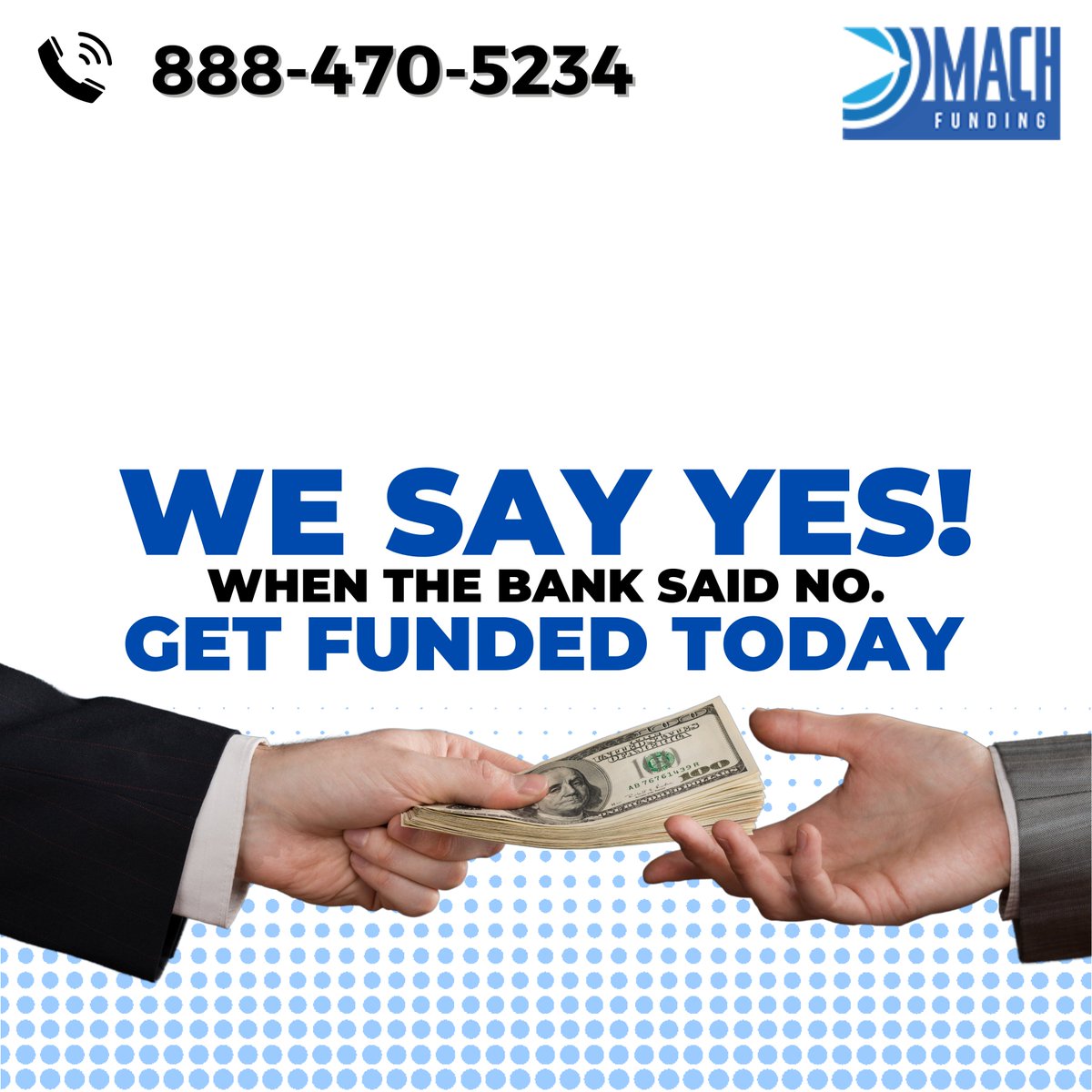 machfunding's tweet photo. 🏦 Banks say NO, but we say YES to your business funds!

Tired of banks rejecting your funding applications? Don't worry, we've got your back! we specialize in providing funding solutions for businesses like yours. 

#BusinessFunding #SmallBusiness #Entrepreneurship #Financial https://t.co/iXutnMVUvR