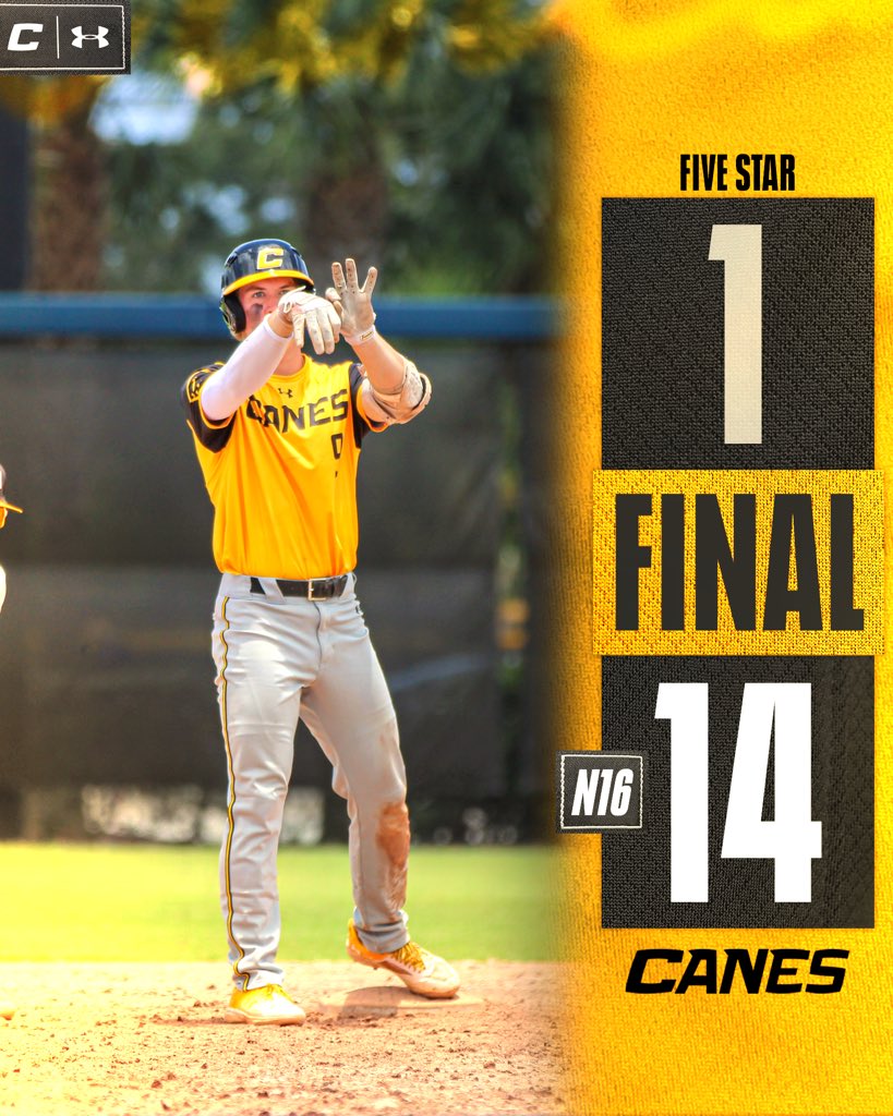 BIG. WIN.

16u National advances to the semi finals of the UBC! 

#TheCanesBB | #UBC
#DifferentBrandOfBaseball