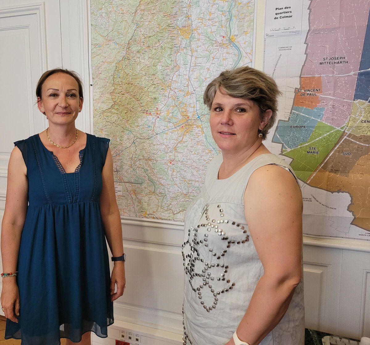 ⚖️ ce jour, accueil au tribunal de la directrice de la Maison Centrale d'Ensisheim, établissement pénitentiaire où sont incarcérées des personnes condamnées à de longues peines. Échanges sur
➡️ gestion des incidents 
➡️ traitement des infractions 
✅️ meilleure coordination