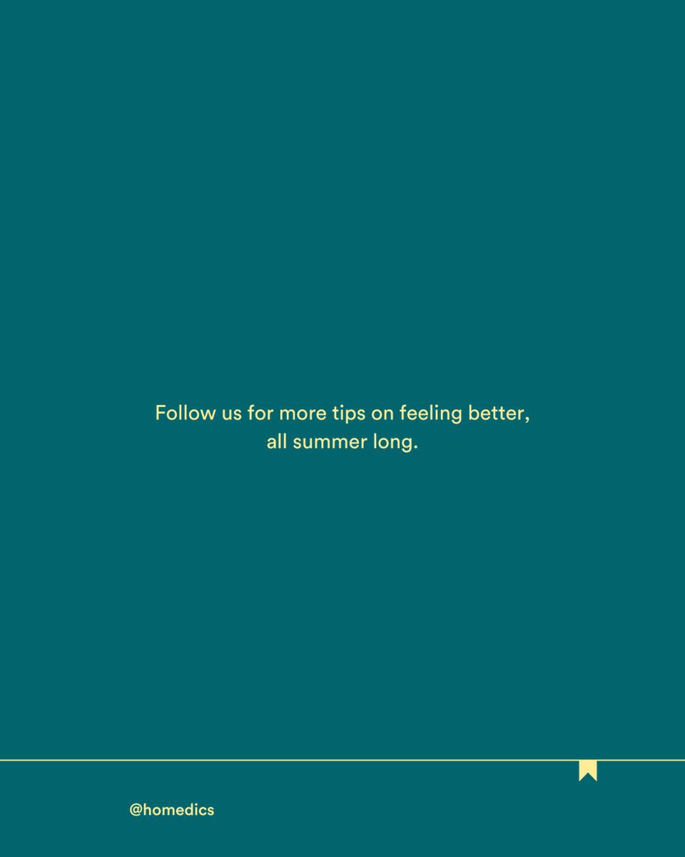 It’s officially SUMMER as of today 🙌  which means jet-setting towards fun in the sun and the great outdoors! ☀️
Check out our top tips and essentials to soothe muscle tension while you travel this summer.
homedics.com/collections/tr…

#FeelThisGood #TravelEssentials