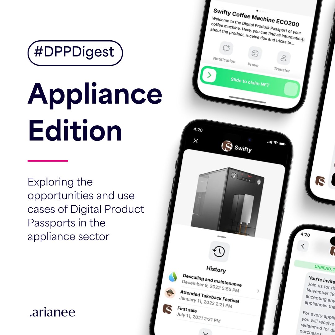 Discover the power of Digital Product Passports (#DPP) in our new series #DPPDigest!

This edition is all about the #ApplianceIndustry exploring how your brand can surpass the competition, scale your business, and boost consumer loyalty!

Book a demo: bit.ly/4491OuT