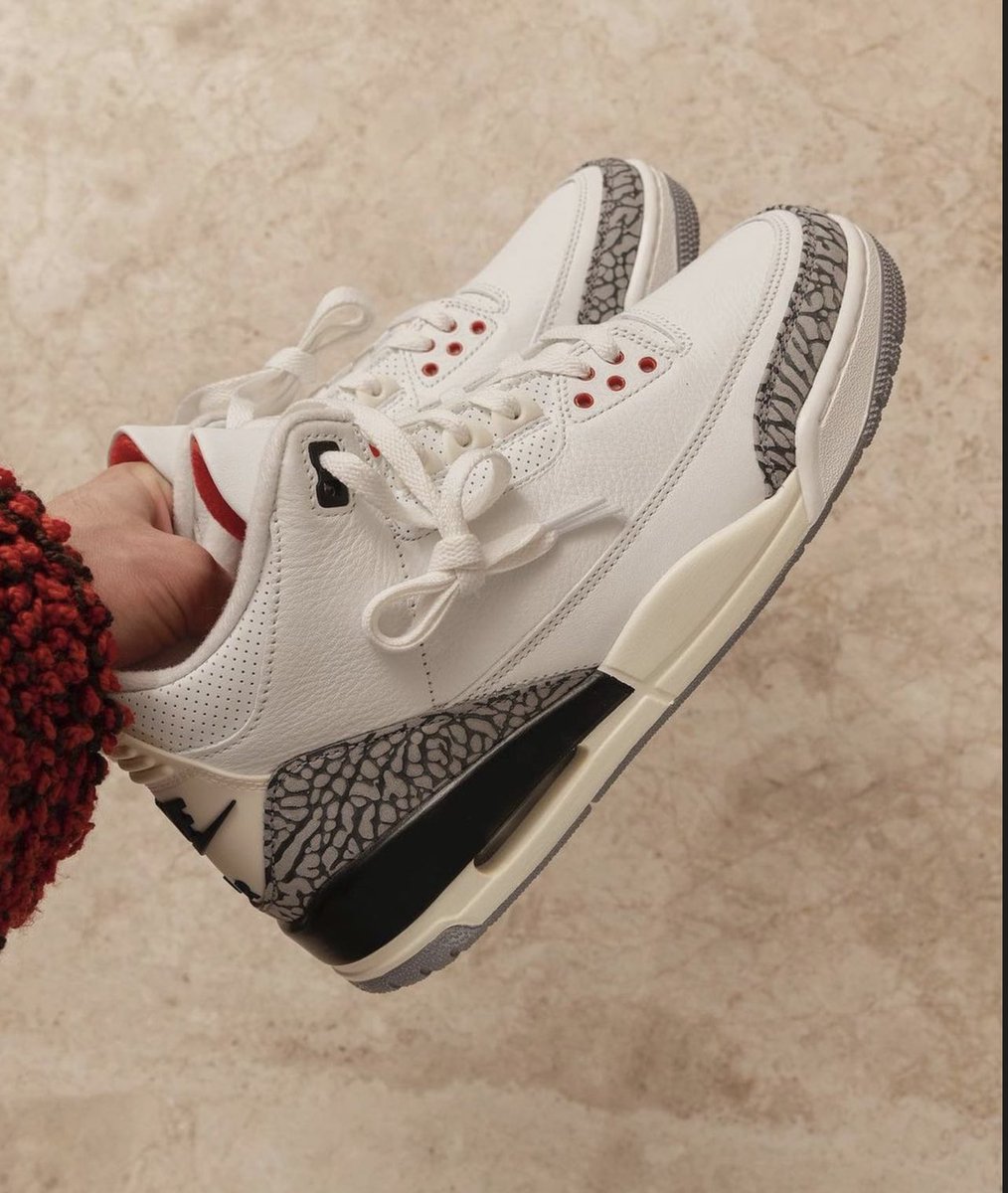 JustFreshKicks's tweet photo. SHOCK DROP via SNKRS
Air Jordan 3 "White Cement Reimagined"
=> https://t.co/pGfBOeM5va https://t.co/oceP7nui1G