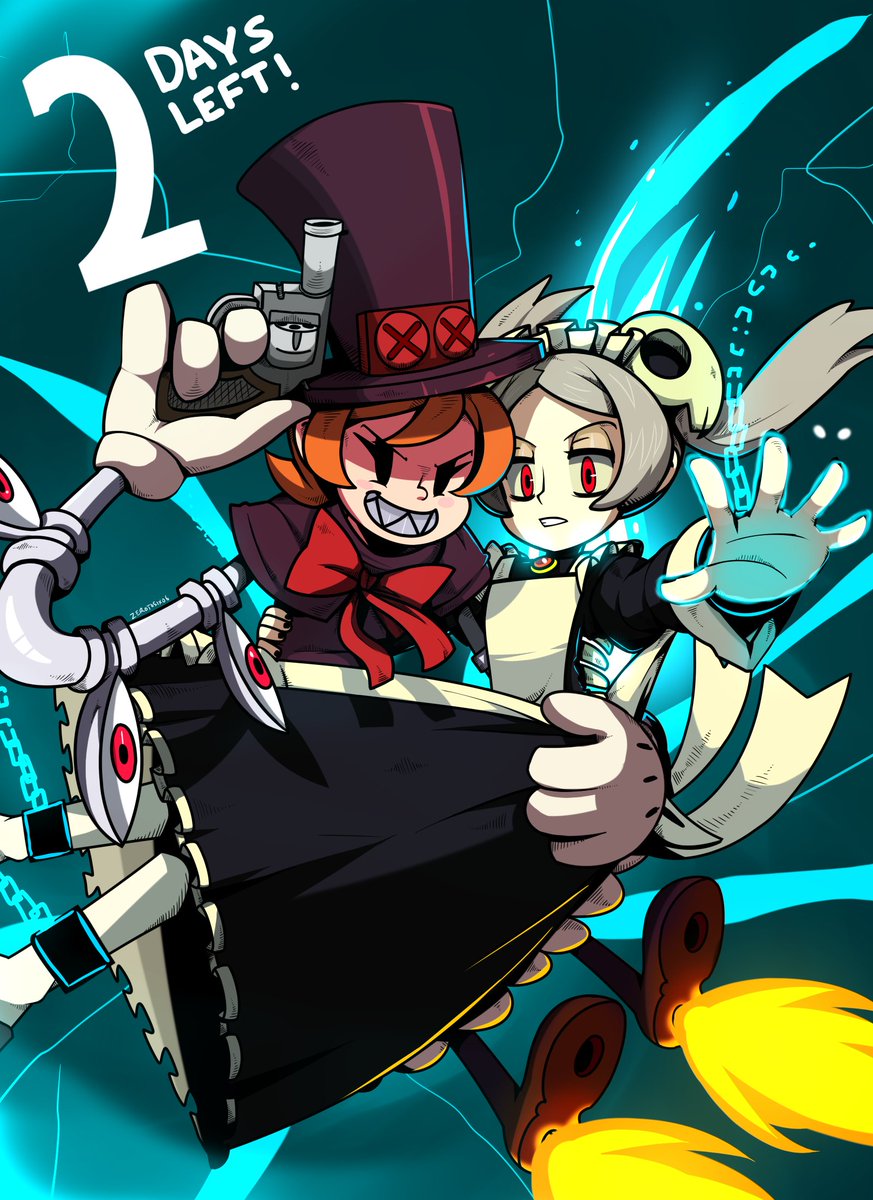 BEST FRIEND FOREVER! Only 2 days left for #Skullgirls webtoon new episodes! #skullgirlsfanart #skullgirlsmarie