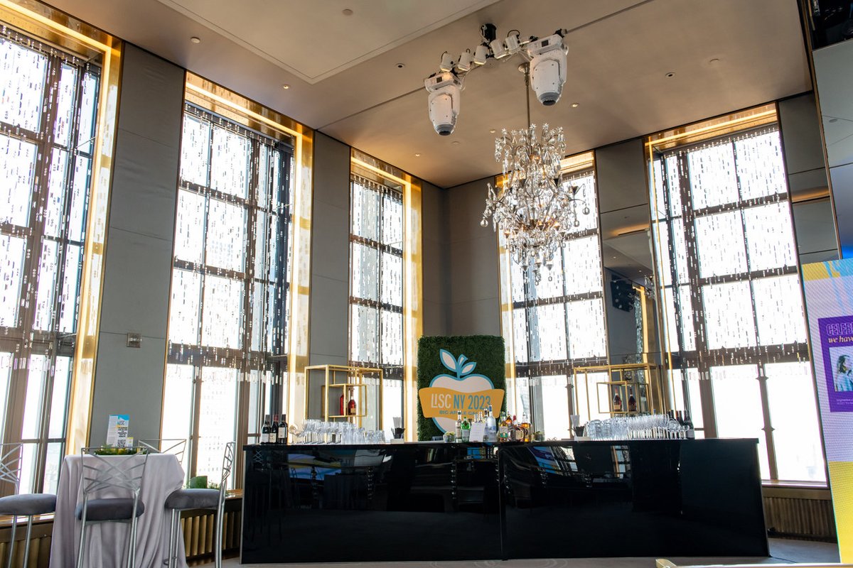 ImmersiveStrat's tweet photo. From the iconic Rainbow Room venue; to our spot-on host, Malik Yoba; to informational digital and physical signage with a QR code for donations we created a moment that had guests mixing, mingling, and learning about LISC’s incredible mission and work. https://t.co/2iNpGf6Seb