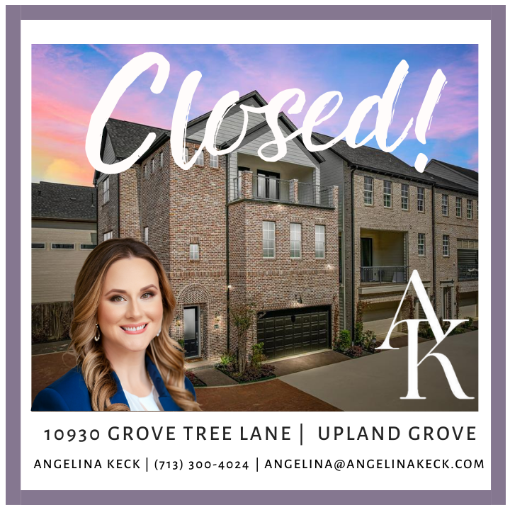 🏡 Just Closed! 🎉 I am very proud of getting this transaction closed for my buyer! Congrats!

#AngelinaKeckProperties #justclosed #sbisd #citycentre #buyerrepresentation #NewBeginnings #HoustonLiving