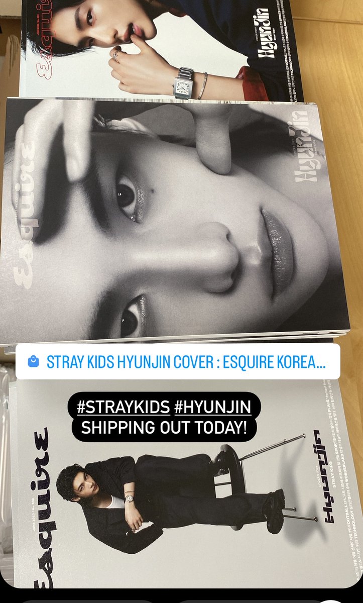 #STRAYKIDS #HYUNJIN magazines are shipping out today! 

shop.allkpop.com/collections/ma…