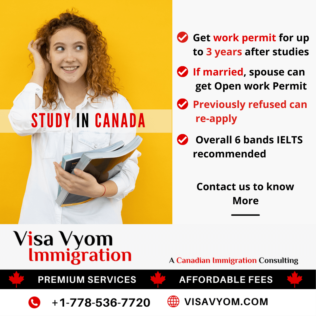 Want to study in a country with a high standard of living? Canada is your answer. Contact Visa Vyom Immigration for assistance with your study permit. #studyincanada #standardofliving #studypermit #visavyom
