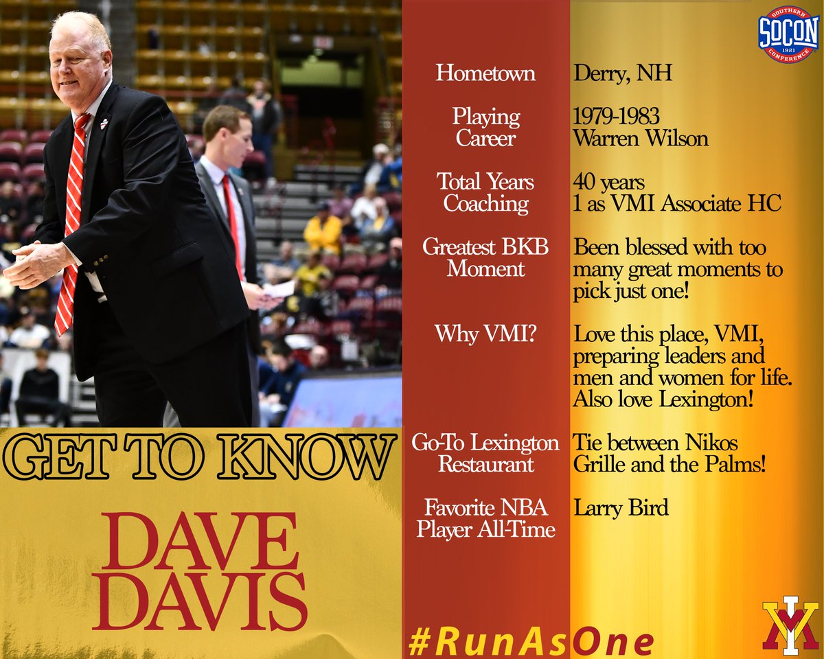 Keep rolling with the #WednesdayRollCall

Meet Associate HC Dave Davis
(no social media & proud of it!)

486 career wins as a D2 Head Coach. 
Coached 19 All-Americans and 64 pros. 
Coaching tree includes Brandon Beane (@BuffaloBills GM) & @CoachPainter (@BoilerBall HC)

#RunAsOne