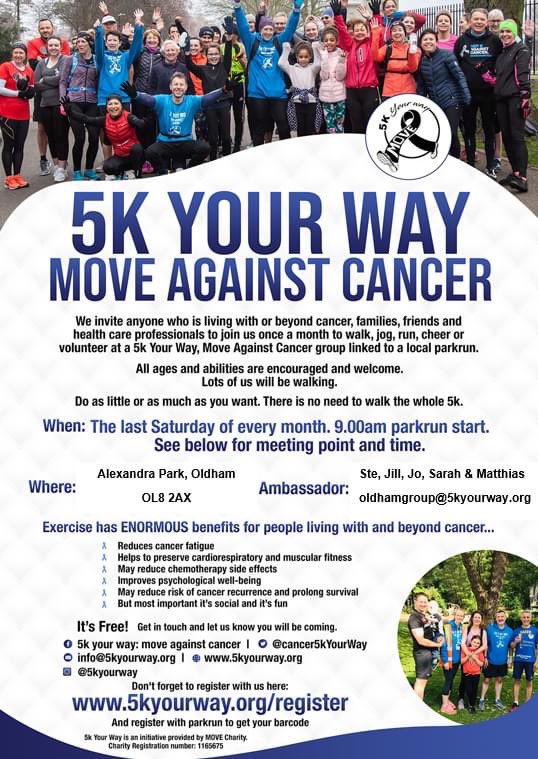 steven nield (@stevennield90) on Twitter photo Our Oldham 5k your way event for this month is this Saturday 24th June!
<a href="/cancer5kYourWay/">5k Your Way, Move Against Cancer</a>
Looking forward to seeing people down at Alexandra park 8:45am with our ambassadors 😁
#Oldham #MoveMoreFeelBetter
Please share 👍 Our Oldham 5k your way event for this month is this Saturday 24th June!
<a href="/cancer5kYourWay/">5k Your Way, Move Against Cancer</a>
Looking forward to seeing people down at Alexandra park 8:45am with our ambassadors 😁
#Oldham #MoveMoreFeelBetter
Please share 👍