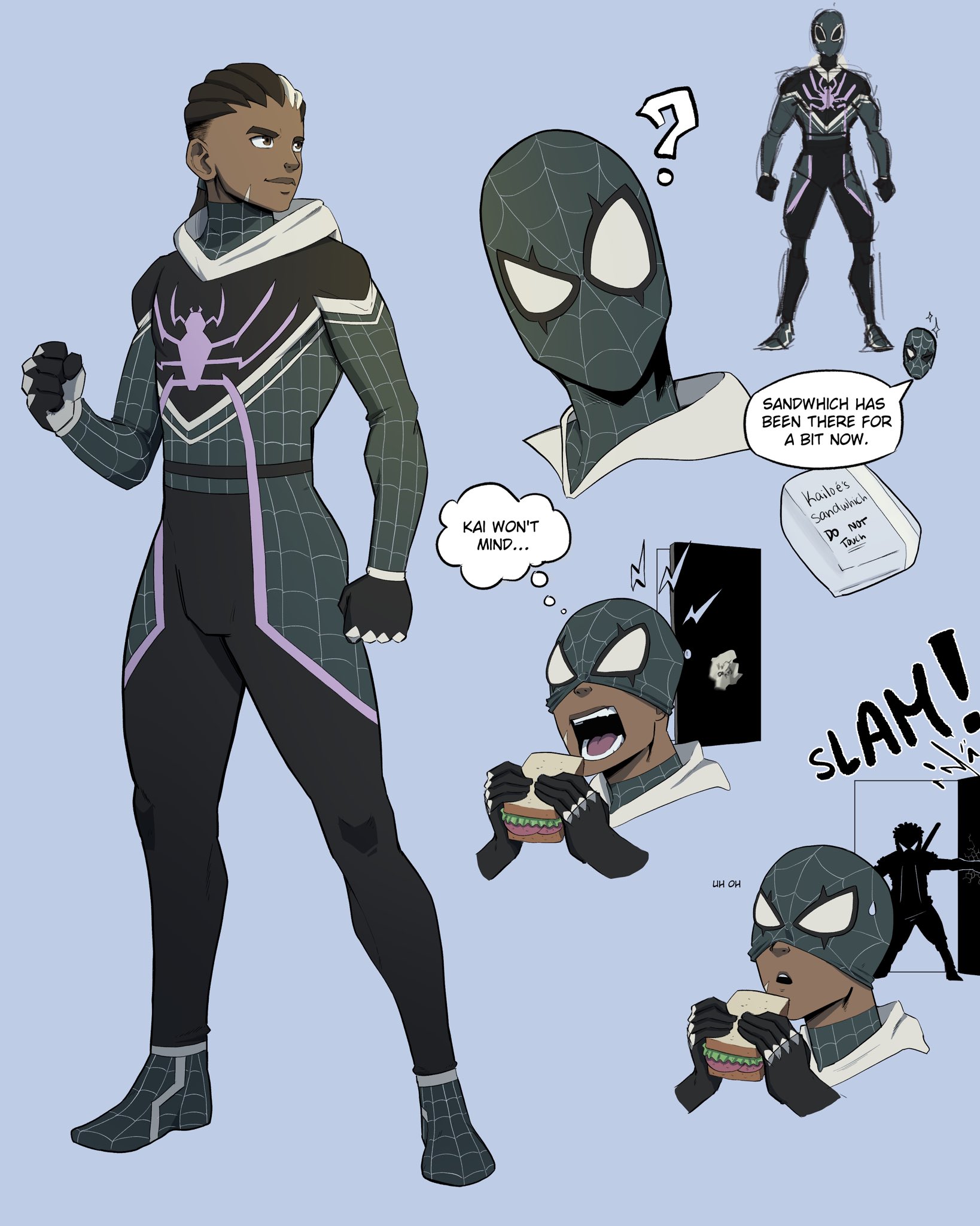 I designed a Spidersona, as well as a few of their Rogue's Gallery