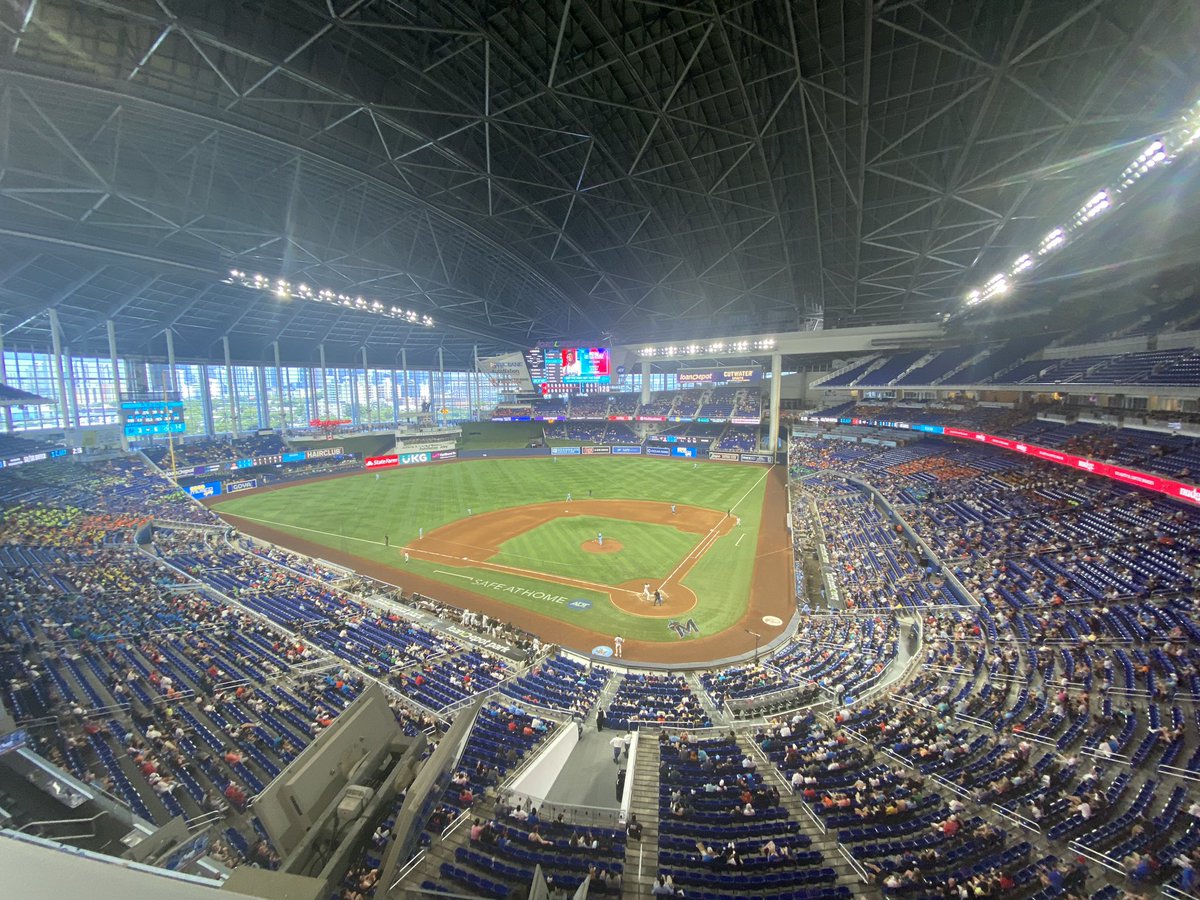 This afternoons paid attendance is 15,701

#Marlins