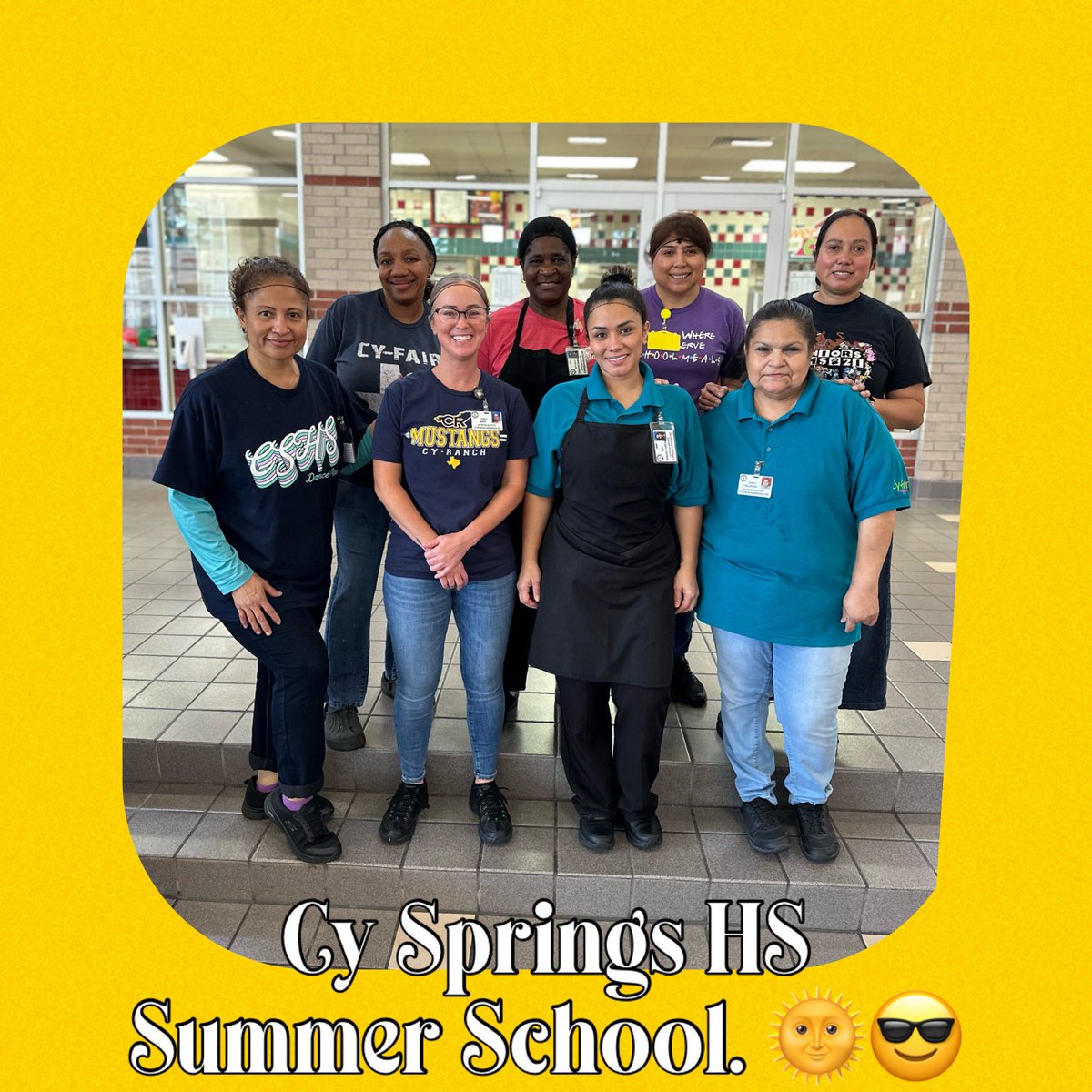 6/21/23 QA @PowerUpDiana  Visiting  @CySpringsHS 
Thank you Norma  & Team.    Free Breakfast & Lunch Meals for Kids 18 & Under 
cfisd.net/Page/5565

 @CyFairISD @PowerUpCafe  @CFISDnoticias @nokidhungry #Hungerheroes #Nokidhungry #Sharesummer