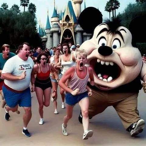 EscuchaEnigma's tweet image. Disneyland de terror según la IA generado por @CrisMiedo 😲🫠.

Síguenos para más contenido El Abismo del Terror .