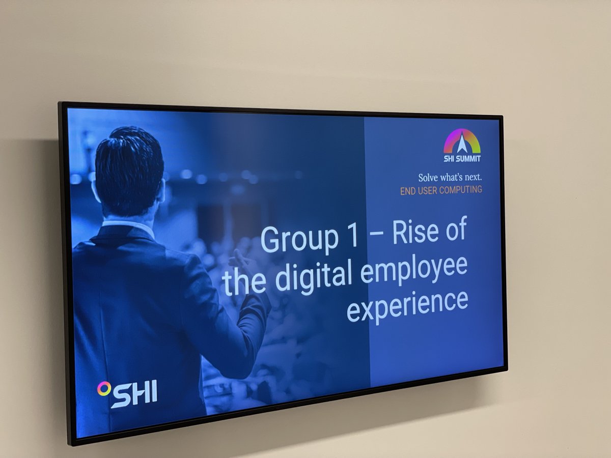 Join us in the Nash room for 'Rise of the digital employee experience!'
#SolveWithSHI #Summit