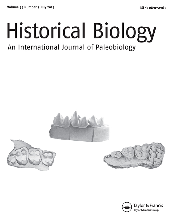 #journals on #palynology and #paleobotany #8

Historical Biology publishes papers covering #paleobiology and #taxonomy, #paleobiogeography, evolutionary processes and patterns, molecular #paleontology, #extinction, #taphonomy, and #paleobotany and #paleopalynology!