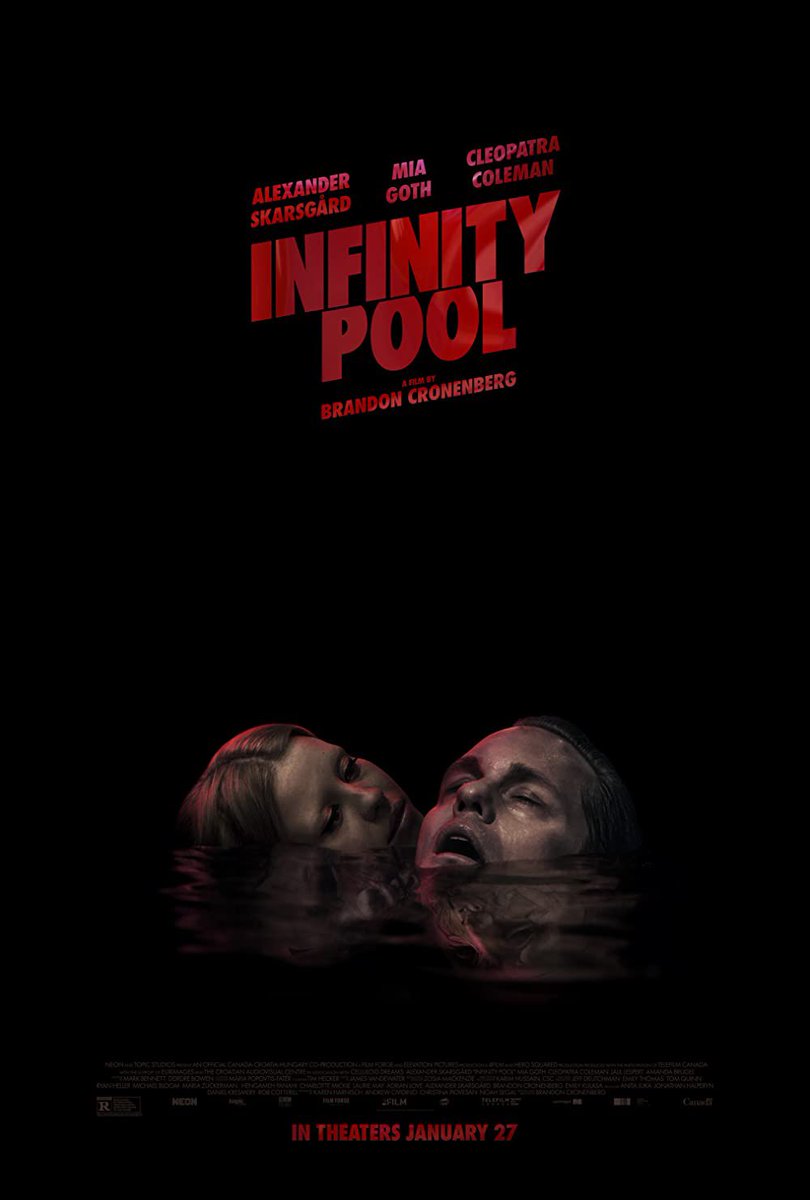 Headed to see POSSESSOR x INFINITY POOL uncut tonight, courtesy of @BeyondFest x @am_cinematheque x @neonrated