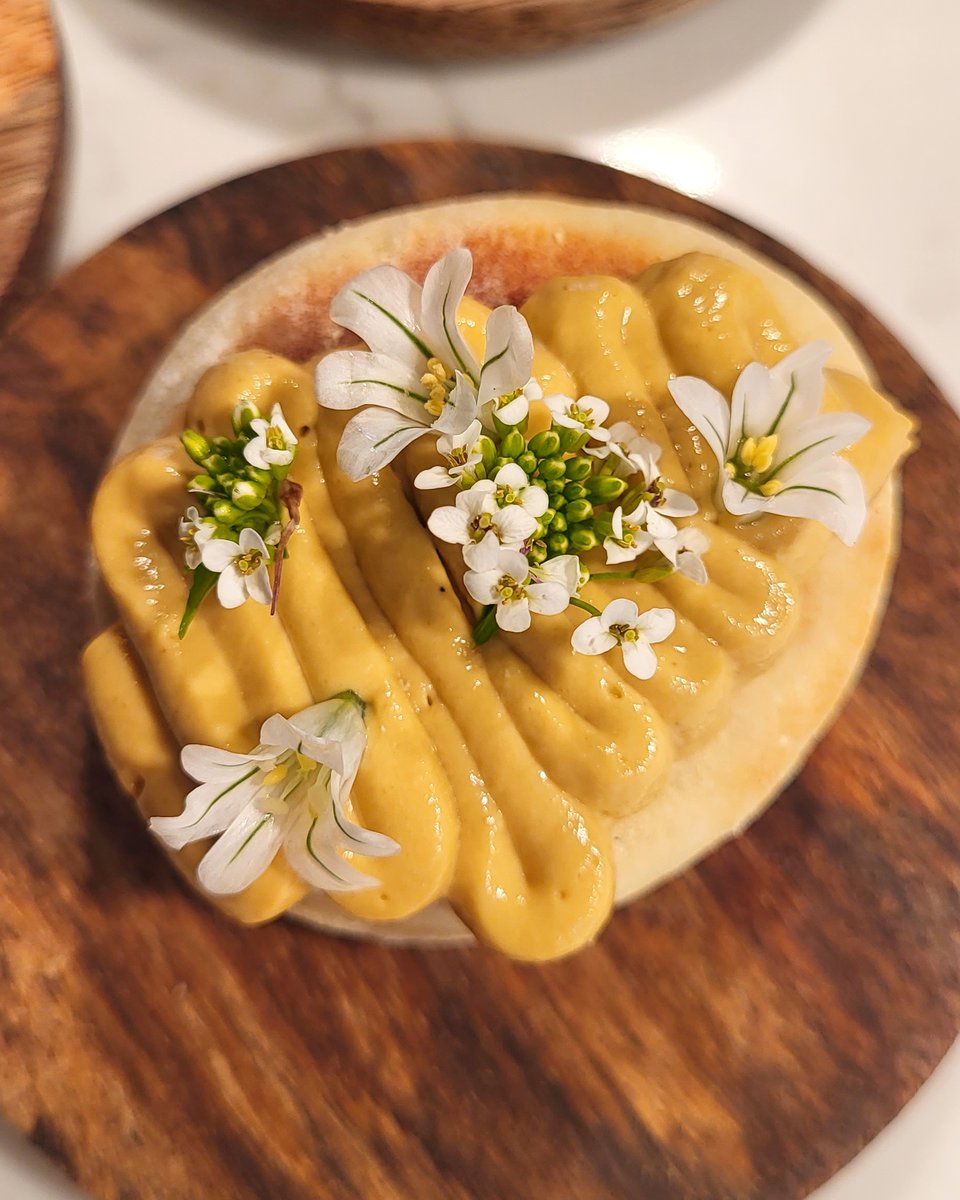 Crab, summer gazpacho, crab parfait on English muffin. 

 #dublinfood #dublincity #michelinguide #dublinrestaurant #tastingmenu #delahunt