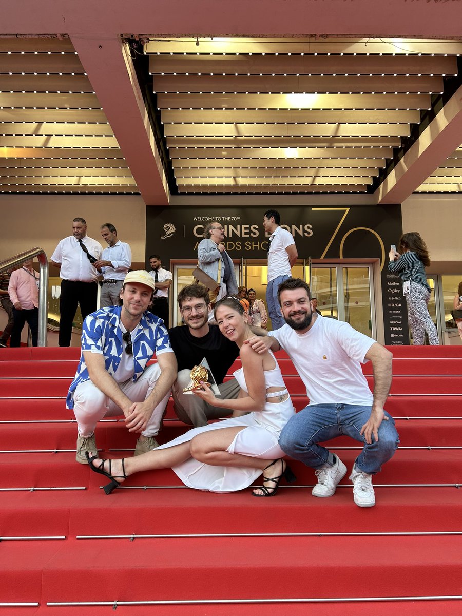 herezie's tweet photo. Au rendez-vous des @Cannes_Lions.
Plus que jamais.   GOLD pour @PrimeVideoFR en Social &amp; influencers pour WHO : a thread movie.  Ainsi qu’un Bronze en Entertainment pour Dubbing Factory, toujours pour PV.  Immense bravo à nos clients ainsi qu’à toutes les équipes concernées. https://t.co/F99pr9PZt4