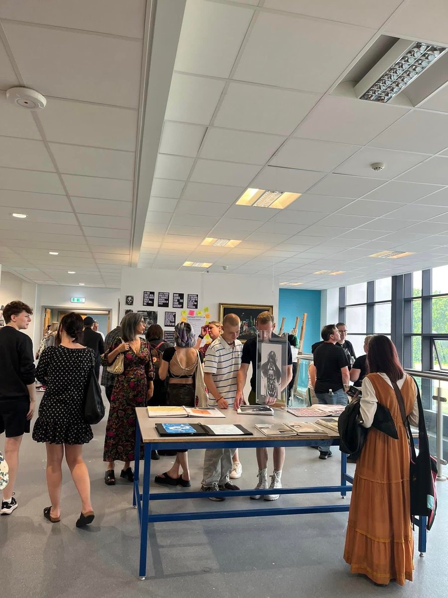Great to see so many people here for our End of Year Art Exhibition tonight. 🤩 We have some amazing work on show from our Art, Media and Music departments. 🙌