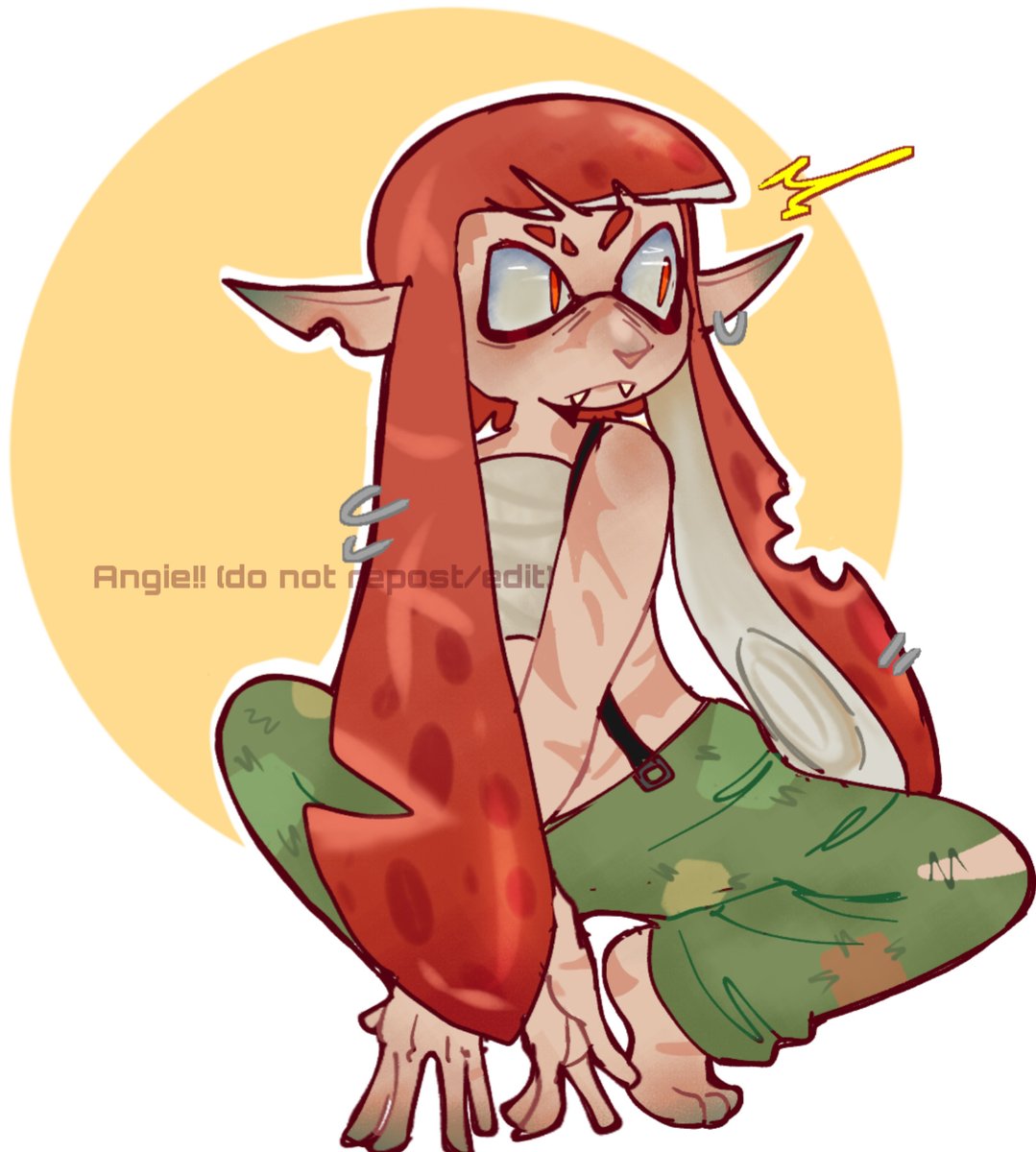 << Hi I drew her during the direct

< I don’t know what to name her yet but i’m gonna make an acc for her soon yay !!!!