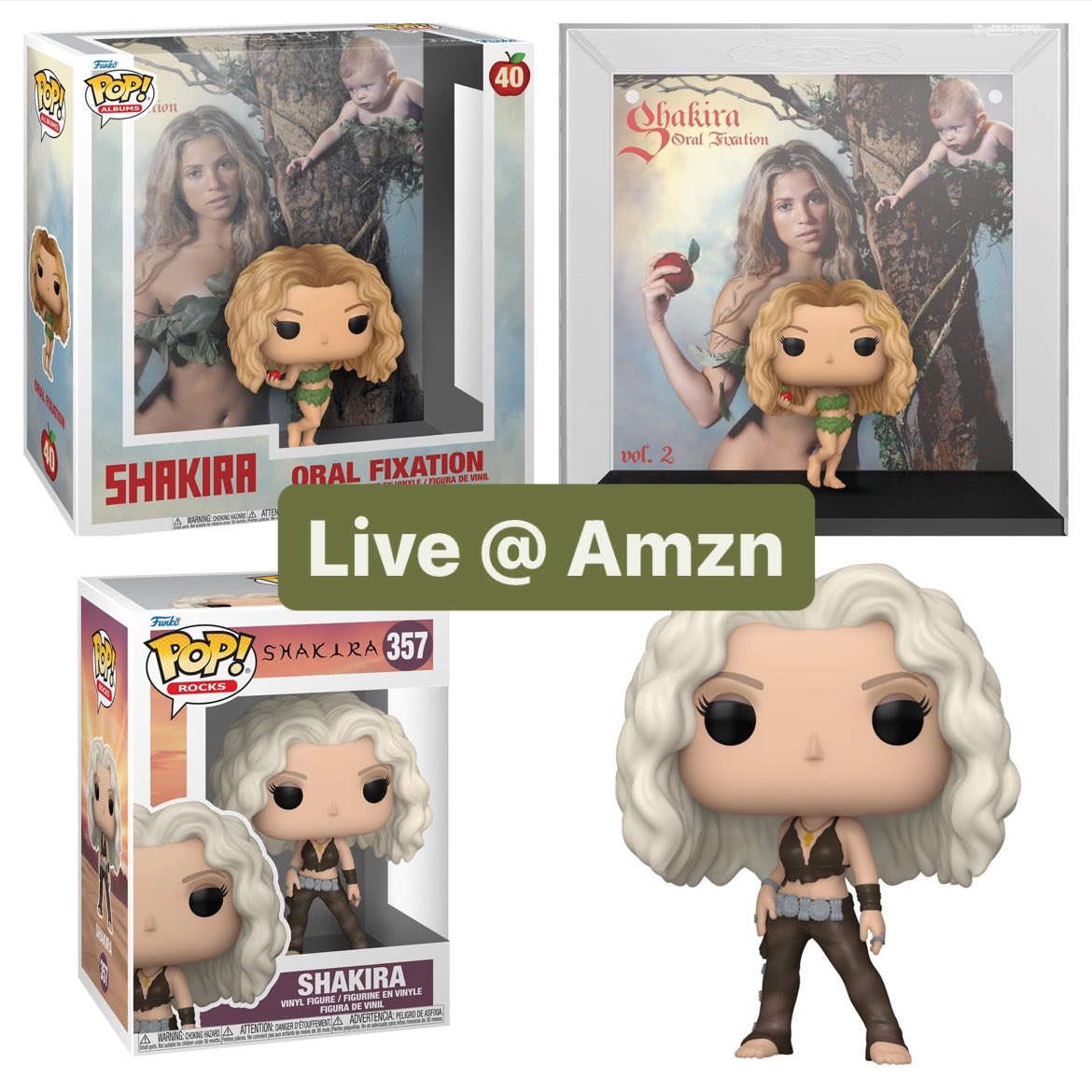 Shakira! Now live at Amazon land too ~
Amzn ~ fnkpp.com/Am621
EE ~ fnkpp.com/EE
#Ad #Shakira #FPN #FunkoPOPNews #Funko #POP #POPVinyl #FunkoPOP #FunkoSoda