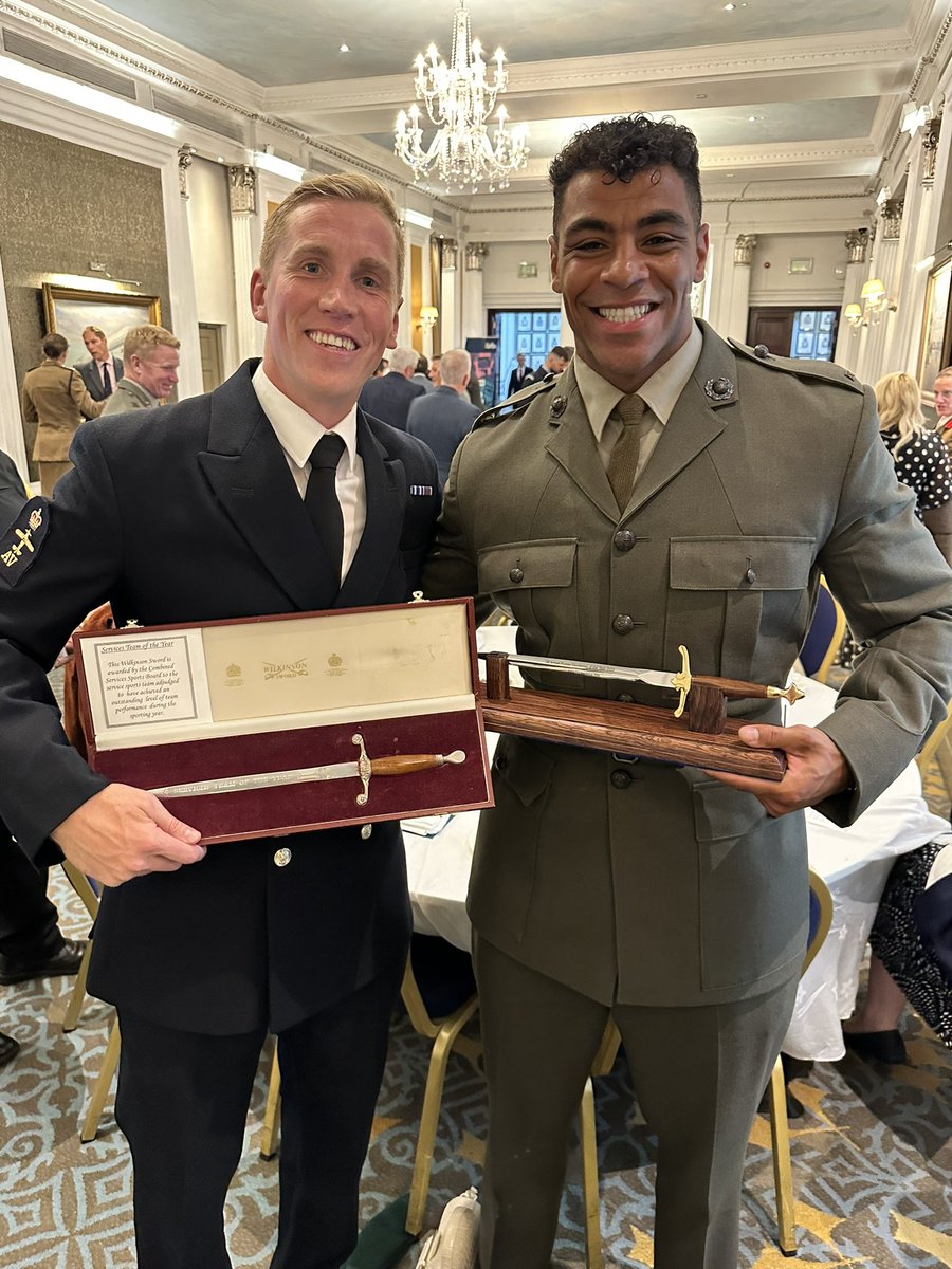 NAVYfit (@navyfit) on Twitter photo Navyβs finest. <a href="/YorkshireProse/">Yorkshire Prose</a> with <a href="/Taylor1lawrence/">Taylor Lawrence OLY</a>.
@royalmarines and <a href="/RoyalNavyRL/">Royal Navy Rugby League</a> came away with two out of four awards up for grabs at the UKAF Sports Awards today.
______________
#NAVYfit #royalnavy #royalmarines #rugbyunion #bobsleigh #rugby #eliteathlete Navyβs finest. <a href="/YorkshireProse/">Yorkshire Prose</a> with <a href="/Taylor1lawrence/">Taylor Lawrence OLY</a>.
@royalmarines and <a href="/RoyalNavyRL/">Royal Navy Rugby League</a> came away with two out of four awards up for grabs at the UKAF Sports Awards today.
______________
#NAVYfit #royalnavy #royalmarines #rugbyunion #bobsleigh #rugby #eliteathlete