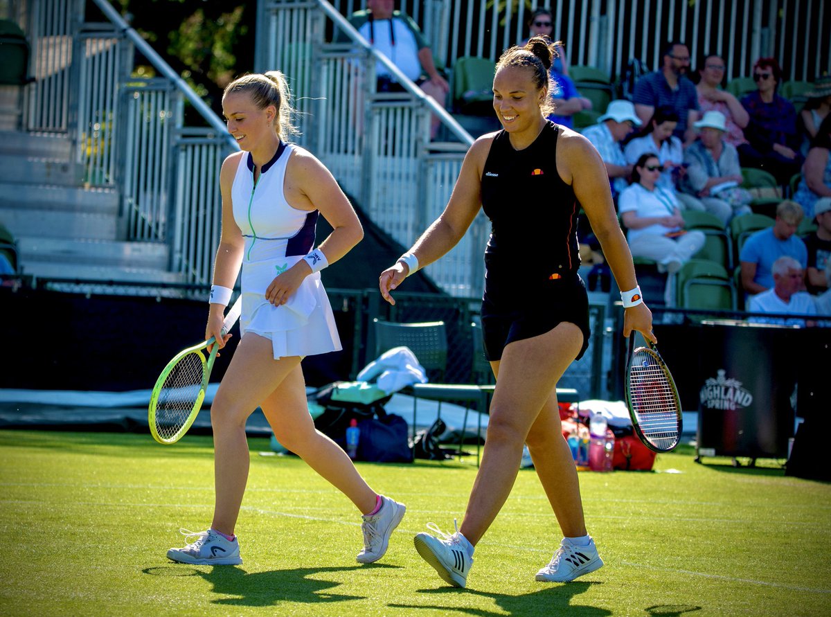 Grateful for the opportunity to compete in this years Ladies Main Draw Doubles at the 2023 Championships💜💚

Thank you to the AELTC <a href="/Wimbledon/">Wimbledon</a> and <a href="/the_LTA/">LTA</a> for the opportunity🍓🌱

Can’t wait to get out there partnerrr😁👊🤝 <a href="/alicol27/">Ali Collins</a>