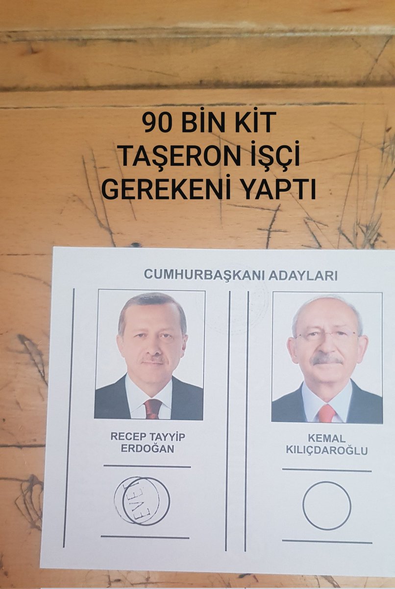 90 bin KİT taleron işçisi sizlerin sözüne inanıp sandıkta gerekeni yaptı. Şimdi verilen sözlerin tutulmasını bekliyor.
#90BinKiteKadroZamanı