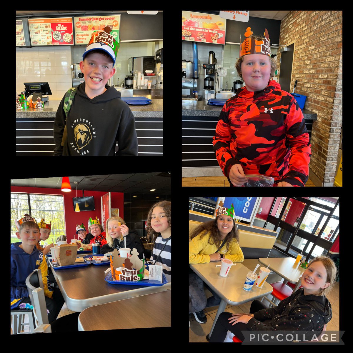 A great last full day of school. They planned a lunch out together and I got invited ♥️ Crowns were strongly encouraged 👑 <a href="/cowanelementary/">Cowan Heights School</a>