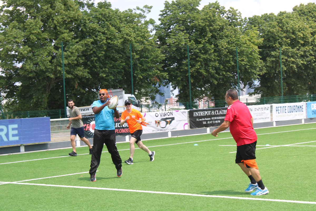 📢 Journée sportive à PSL ! Aujourd'hui, un codir commun élargi @sncfreseau avec l’<a href="/InfraBlogPSL/">Infrapôle Paris Saint-Lazare</a>, l’EIC EOF, ESTI et l'ITIF s'est réuni pour une matinée de travail dédiée à la préparation des #JOP2024. Suivi d'une après-midi team building autour du rugby ! 🏉