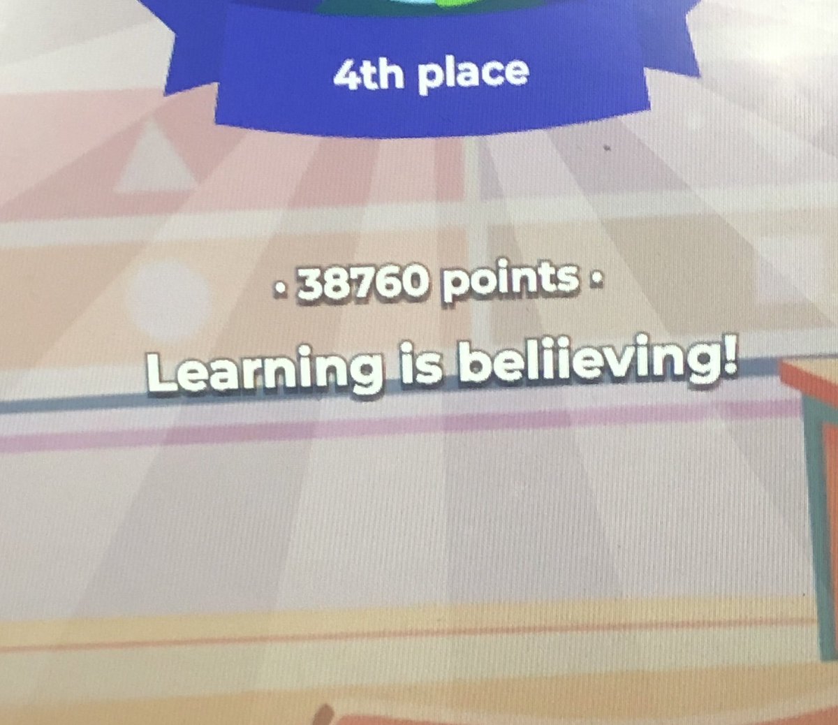 it sure is kahoot