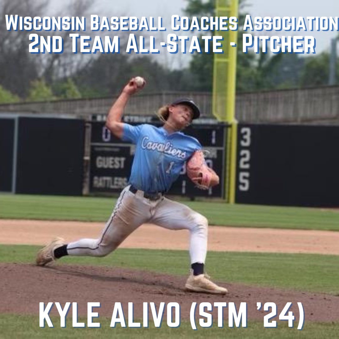 WBCA 2nd Team All-State Pitcher. Quite a year…way to make us proud Kyle!