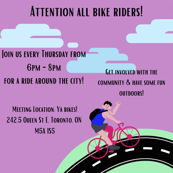 HEY FREEWHEELERS! Charlie's Freewheels will be starting our group bike rides on the 22nd of June! Join us every week and enjoy some fun rides around the city and get to know your community! - ALL AGES ARE WELCOME - ALL SKILL LEVELS ARE WELCOME - BRING YOUR OWN BIKE