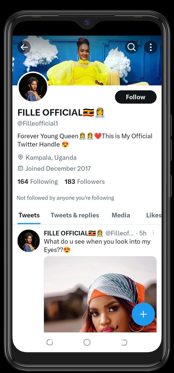Really! A Ugandan celebrity in the names of @Filleofficial1 has literally no following on Twitter?
Sure? 
@mckatsug @DouglasLwangaUg
