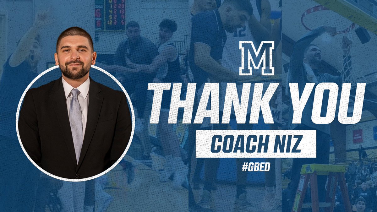Thank you, Coach! 🤝

After two historic seasons as @MacombMBB head coach, @coach_niz has stepped down to pursue another coaching opportunity. You’ll always have a home at Macomb while on the recruiting trail, Niz!

A national search for the program’s next head coach is underway!