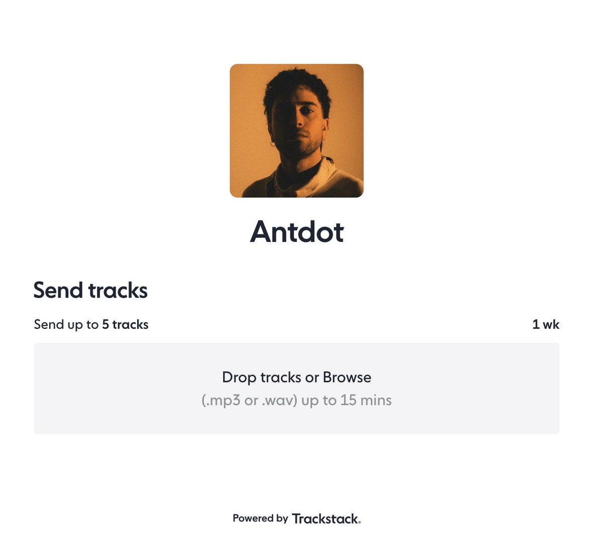 recado aos DJ’s e produtores: 

a partir de agora estarei ouvindo suas promos e demos pelo tstack.app/antdot 

fiquem a vontade para enviar suas musicas, vai ser um prazer ouvir (e se curtir) estar tocando elas ❤️